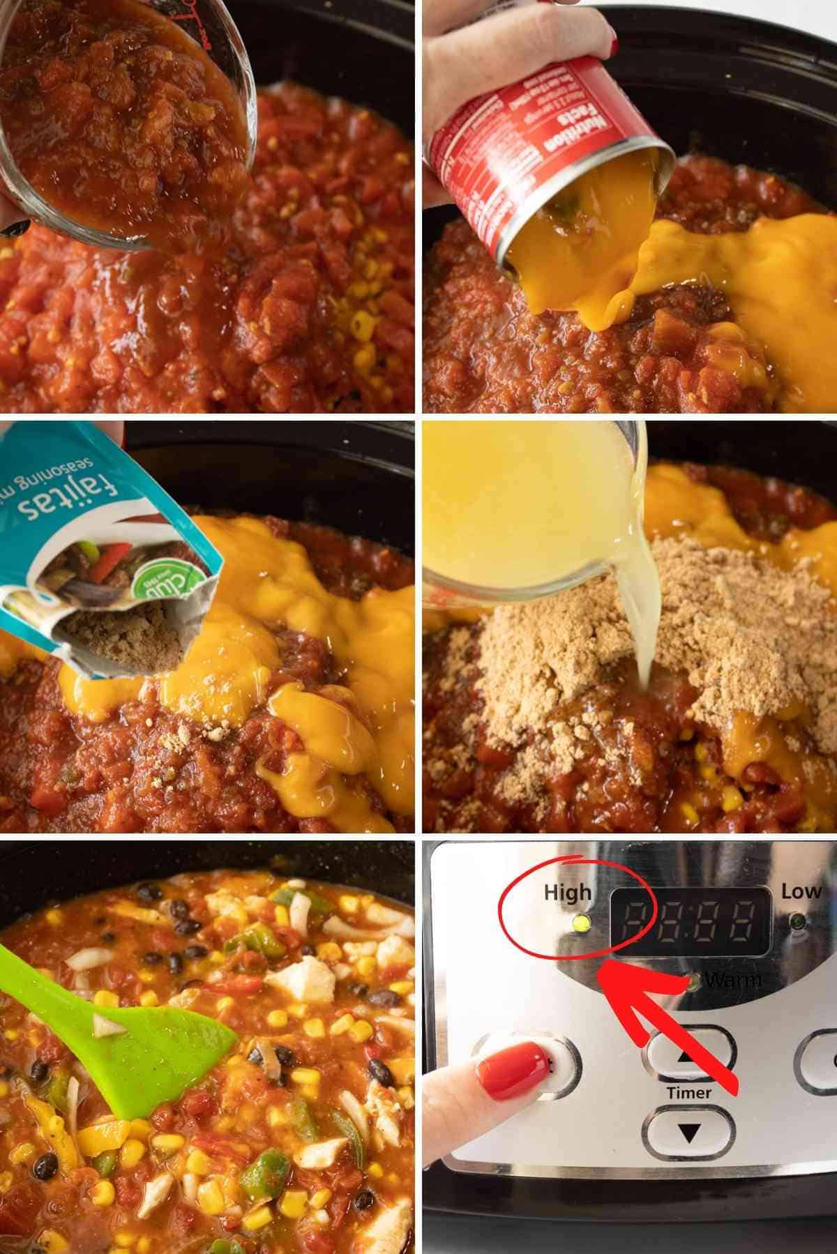 Dump in remaining ingredients and stir it up!
