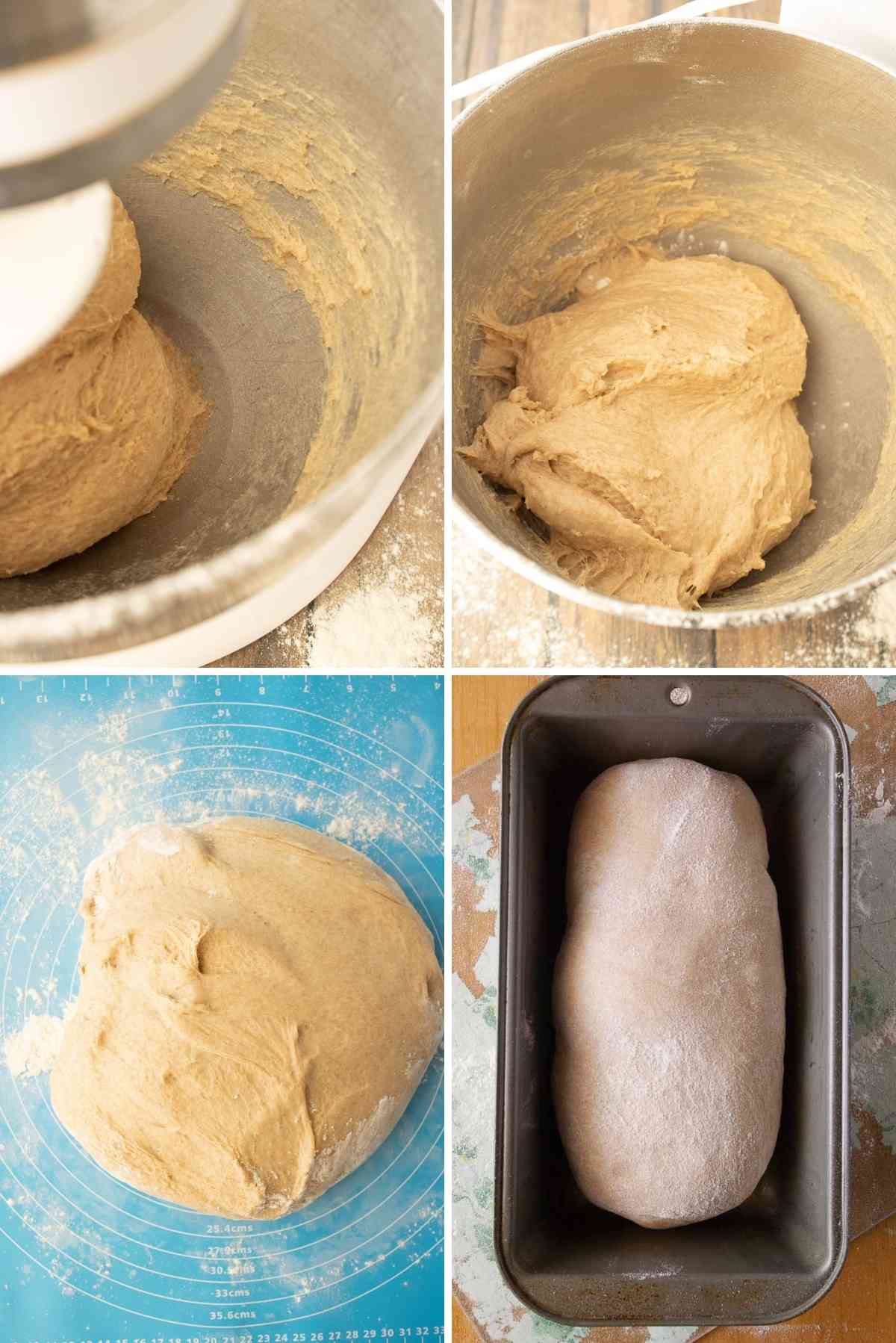 Shape dough into a loaf and bake.