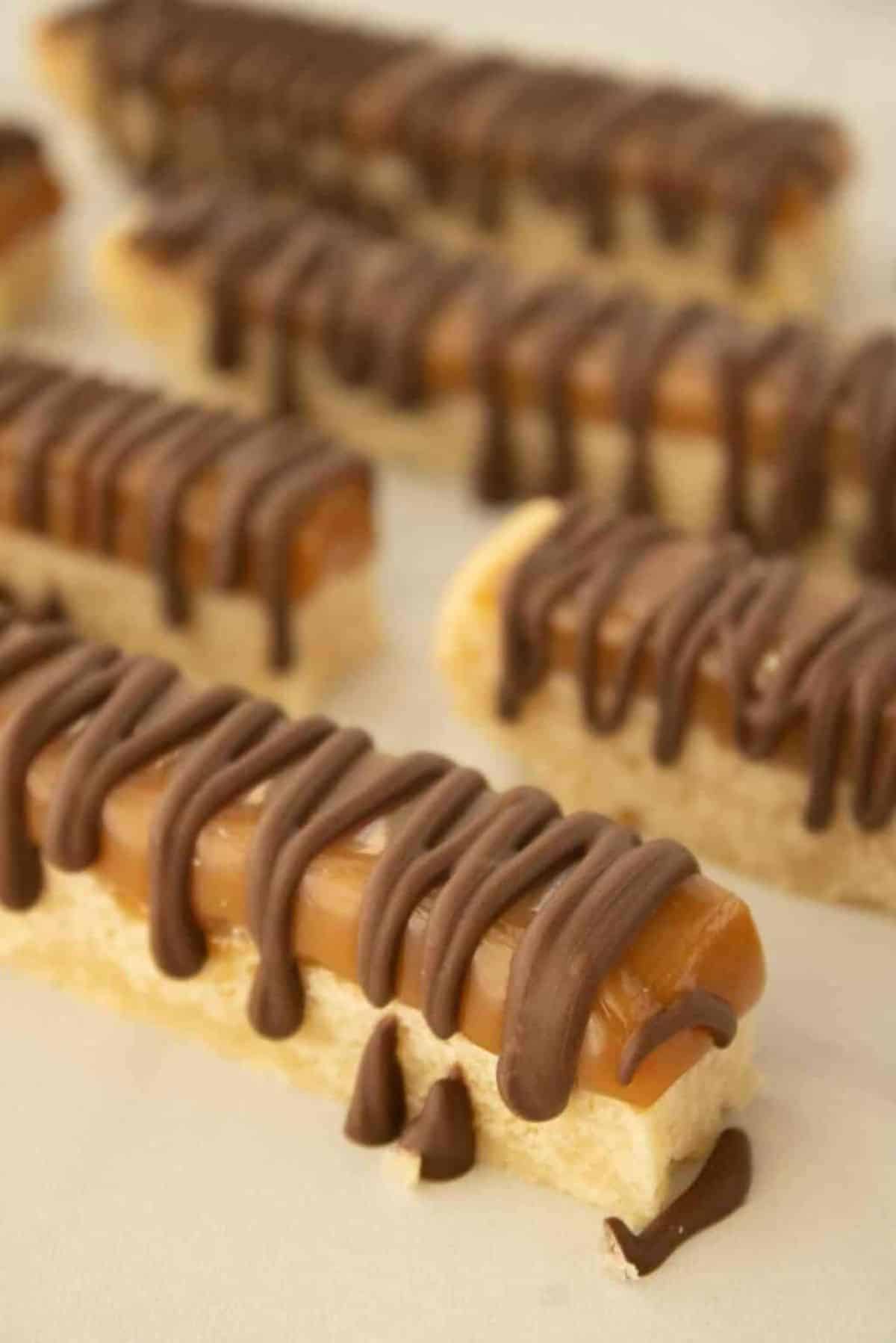 Homemade Twix Bars Cookie