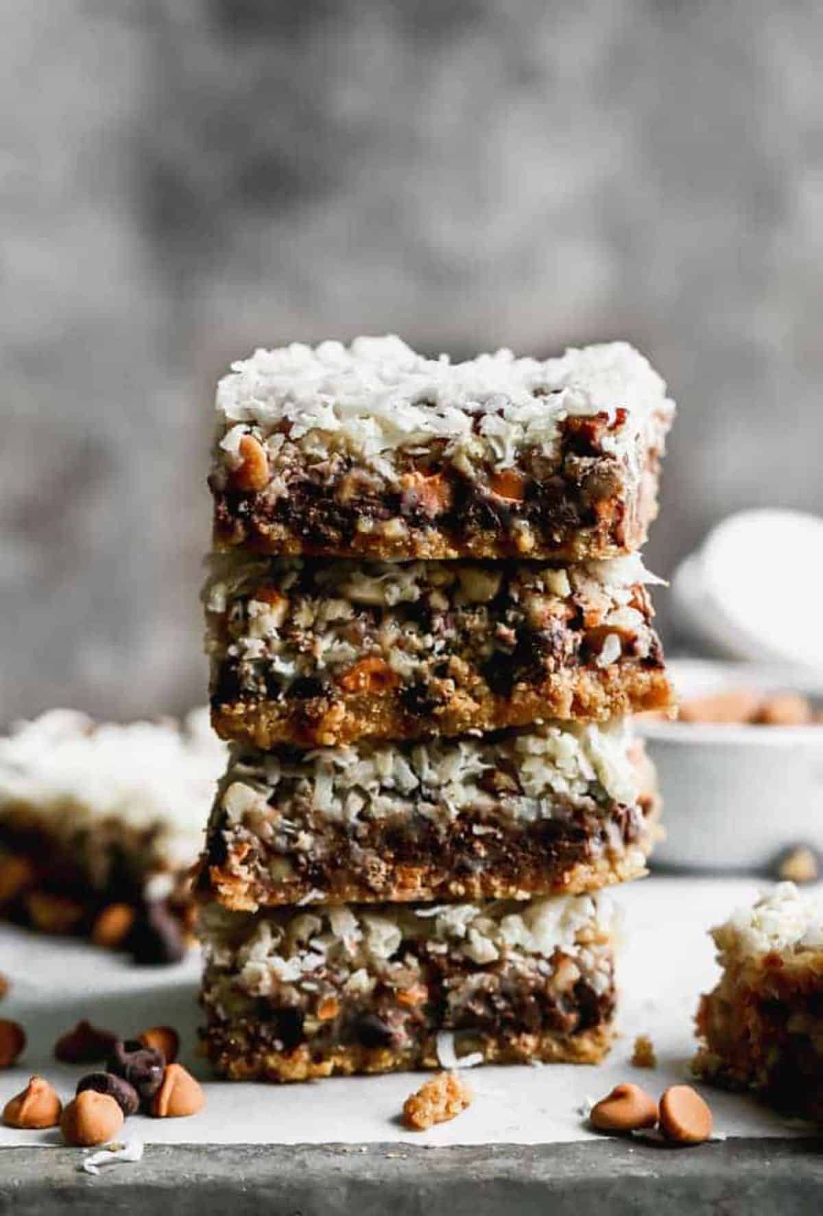 A pile of 7-Layer Bars.