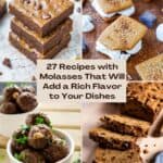 27 Recipes with Molasses That Will Add a Rich Flavor to Your Dishes pinterest image.