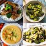 Four mouth-watering broccoli dishes.